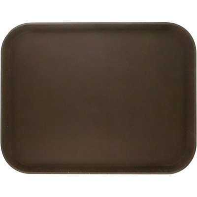 Таця з антиковзким покриттям прямокутна 35,5x45,5 см 1418CT brown