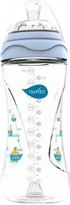 Пляшечка Nuvita Mimic 330 мл NV6050Blue