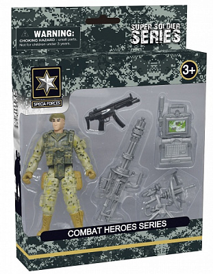 Набор игрушек Super soldier Солдатик-разведчик и амуниция Спецназ США мультикам MSP1208104 