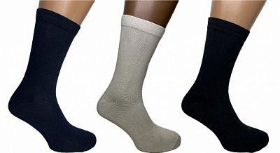 Набір шкарпеток жіночих Sensio високі р.23-25 чорний/темно-синій/бежевий 3 шт.