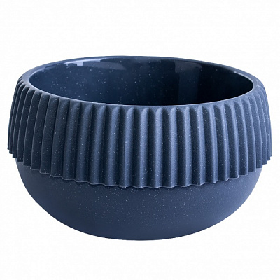 Вазон пластиковий Алеана Бохо круглий 1,4 л граніт