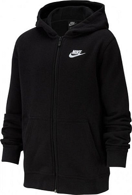 Джемпер Nike B NSW HOODIE FZ CLUB BV3699-010 р. L черный