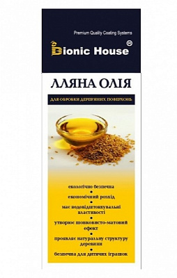 Олія для деревини Bionic House лляна шовковистий мат 1 л