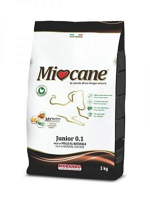 Корм Morando MioCane Junior with Chicken для цуценят всіх порід, з куркою 10 кг