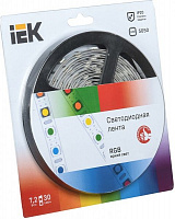 Стрічка світлодіодна IEK LSR-5050RGB30 7.2 Вт IP20 12 В різнокольоровий (RGB) 