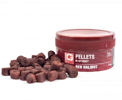 Пеллетс Rocket Baits RED Halibut 8мм 50 г халибут