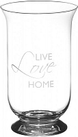 Ваза стеклянная прозрачная Live Love Home d25хh25 см Wrzesniak Glassworks