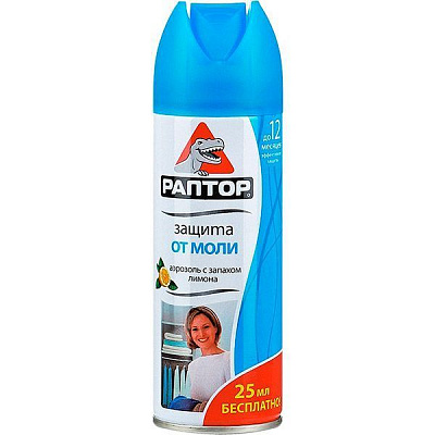 Аерозоль РАПТОР із запахом лимона 175 мл