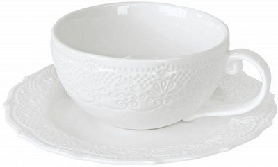 Чашка з блюдцем Irish Lacy Collection 120 мл Krauff