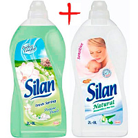 Комплект Silan Fresh Spring 2 л + Sensitive 2 л