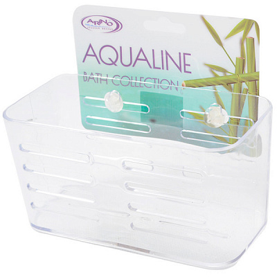 Полка Arino Aqualine 18,7х10х12,2 см белая 51158 