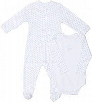 Комплект для новорожденных Фламинго ясельный белый р.80 C740N-9506 