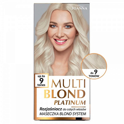 Освітлювач Joanna MULTI Blond PLATINUM до 9 тонів 95 мл