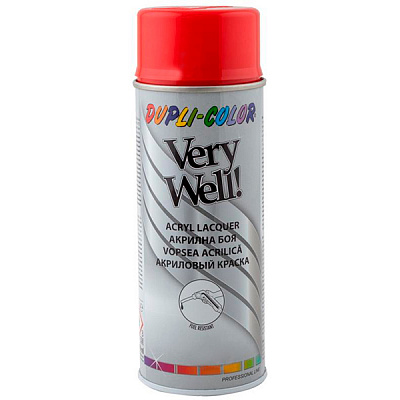 Емаль аерозольна Dupli-Color Very Well RAL 3020 червоний глянець 400 мл