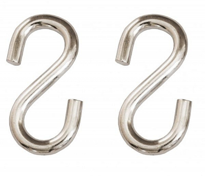 Крюк S-образный 6 мм 2 шт.