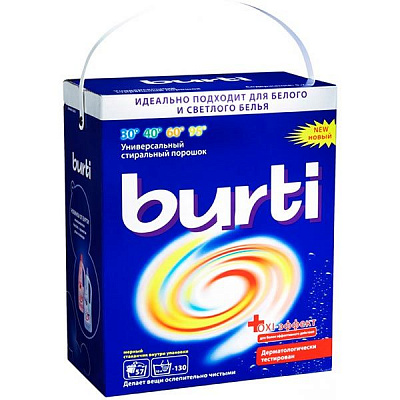 Стиральный порошок для машинной и ручной стирки Burti OXI-эффект 5,7 кг