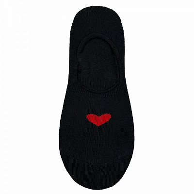 Носки женские Premier Socks Эконом с сердцем р.23-25 черный