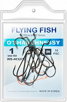 Крючок Flying Fish O'SHAUGHNESSY №1/0 10 шт. WS-403(1/0)