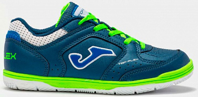 Футзальная обувь Joma TOP FLEX JR 2233 AZUL ELECTRICO VERDE FLUOR INDOOR TPJS2233IN р.33 синий