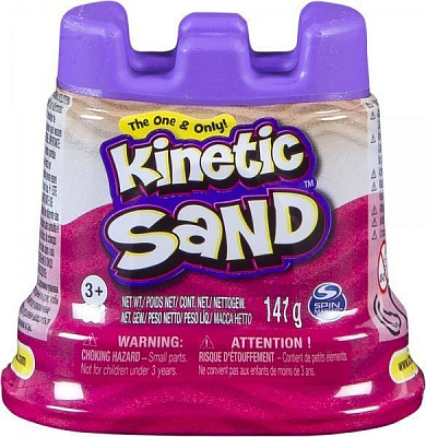 Кинетический песок Wacky-Tivities Kinetic Sand Мини-крепость розовый 71419Pn