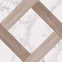 Плитка Golden Tile Marmo Wood Grate белый 4V0880 40x40 