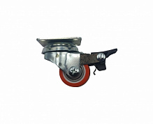 Ролик меблевий поворотний з фіксатором D35 Н54 Burak