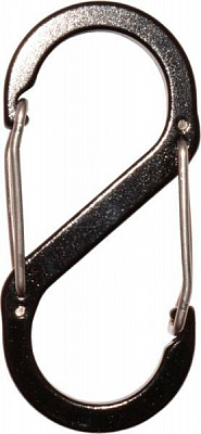 Карабін S-подібний алюмінієвий 4x30x65 мм