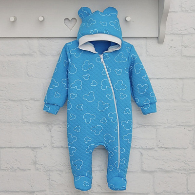 Человечек для мальчика Blanka Капитон р.74 голубой 110117 