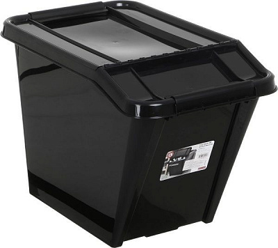 Ящик для зберігання Plast Team 2379 з нахилом 58 л 438x650x395 мм
