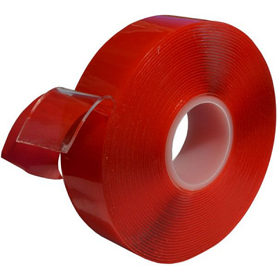 Монтажная двусторонняя лента 3M VHB Clear прозрачная 12 мм х 1 м толщина 1 мм