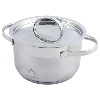 Каструля з кришкою Vincent 18 см 2,4 л VC-3185-18