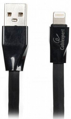 Кабель CABELEXPERT Lightning – USB 1 м черный (CCPB-L-USB-01BK) 