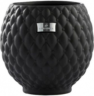 Вазон керамический Lene Bjerre круглый черный (A00008207) 