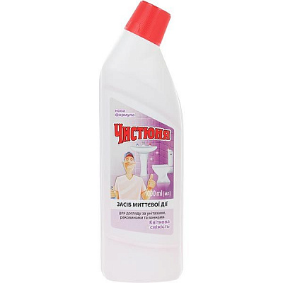 Средство для чистки Чистюля Цветочная свежесть 1 л