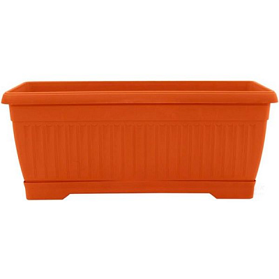 Ящик балконный Алеана Терра прямоугольный 15л терракот (112094) 