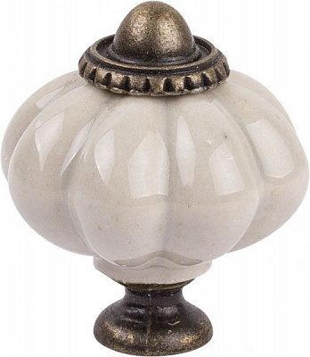 Мебельная ручка 31466 античная бронза/слоновая кость Ferro Fiori CR 9150.34