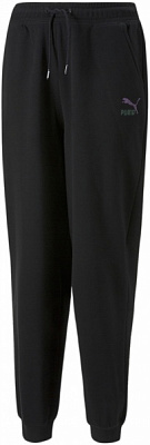 Брюки Puma CLASSICS GRL RELAXED JOGGER FL CL G 67032301 р. 128 черный