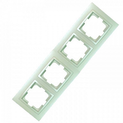 Рамка чотиримісна Mono Despina універсальна перлина 102-250000-163