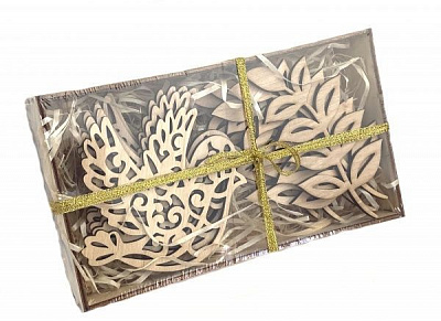 Набор из фанеры для декорирования Птички с веточками Аплі-Краплі 