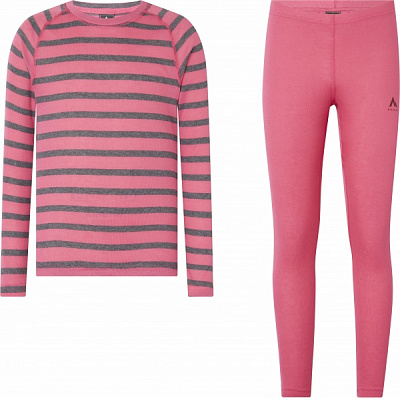 Комплект термобелья McKinley SET Yahto II/Yaal II jrs 294550-908401 р.164 розовый