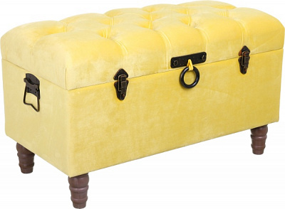 Скриня-пуф Shic S жовтий 82,5х42х47 см
