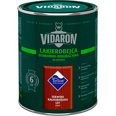 Лакобейц Vidaron Защитно-декоративный серый антрацит L16 глянец 2,5 л