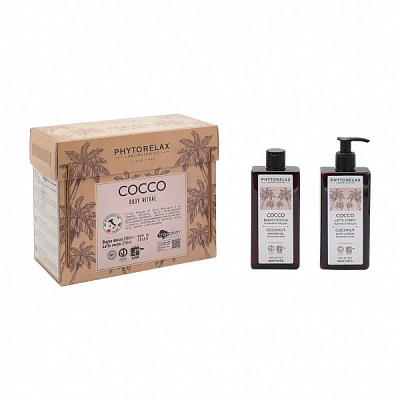 Набір косметики для жінок/для чоловіків Phytorelax Cocco Body Ritual
