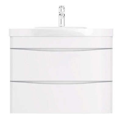 Тумба подвесная AM.PM білий глянець Like с умывальником 80 см