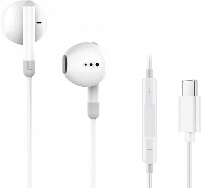 Навушники Ergo VM-730 Type-C Earphones white (VM-730W)