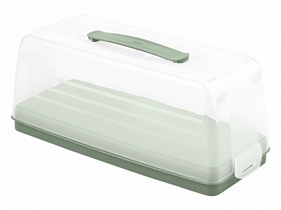 Тортовница Curver 35,5х15х14,2 см прозрачная/зеленая 758309