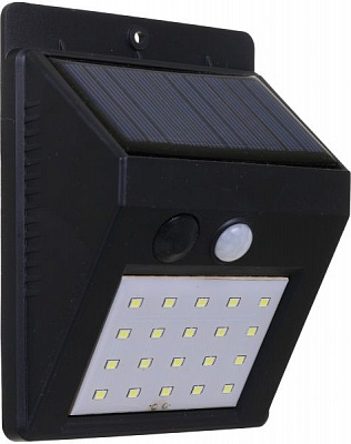 Світильник на сонячній батареї Expert з датчиком руху ELGs-FL-19408 0,2 Вт IP44 чорний