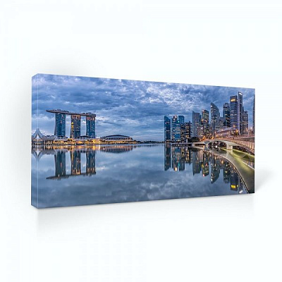 Репродукція Панорама міста. Singapore 96x48 см i_96x48_00056