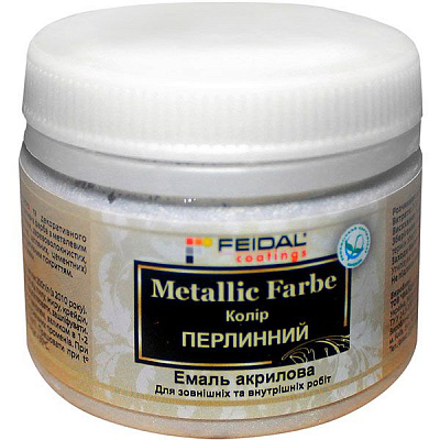 Декоративна фарба Feidal Metallic Farbe перлина 0,1 л
