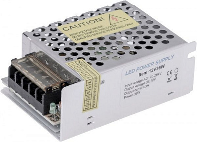 Перетворювач напруги Hopfen 12 В 36 Вт IP20 HTP-12V-36W